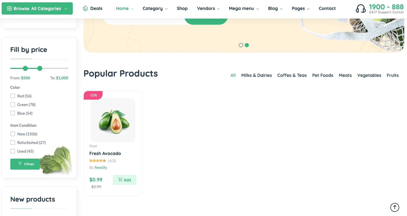 Food E-commerce Platform
