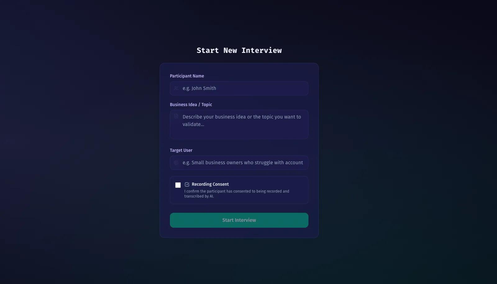 AI-Powered Mom Test Validation