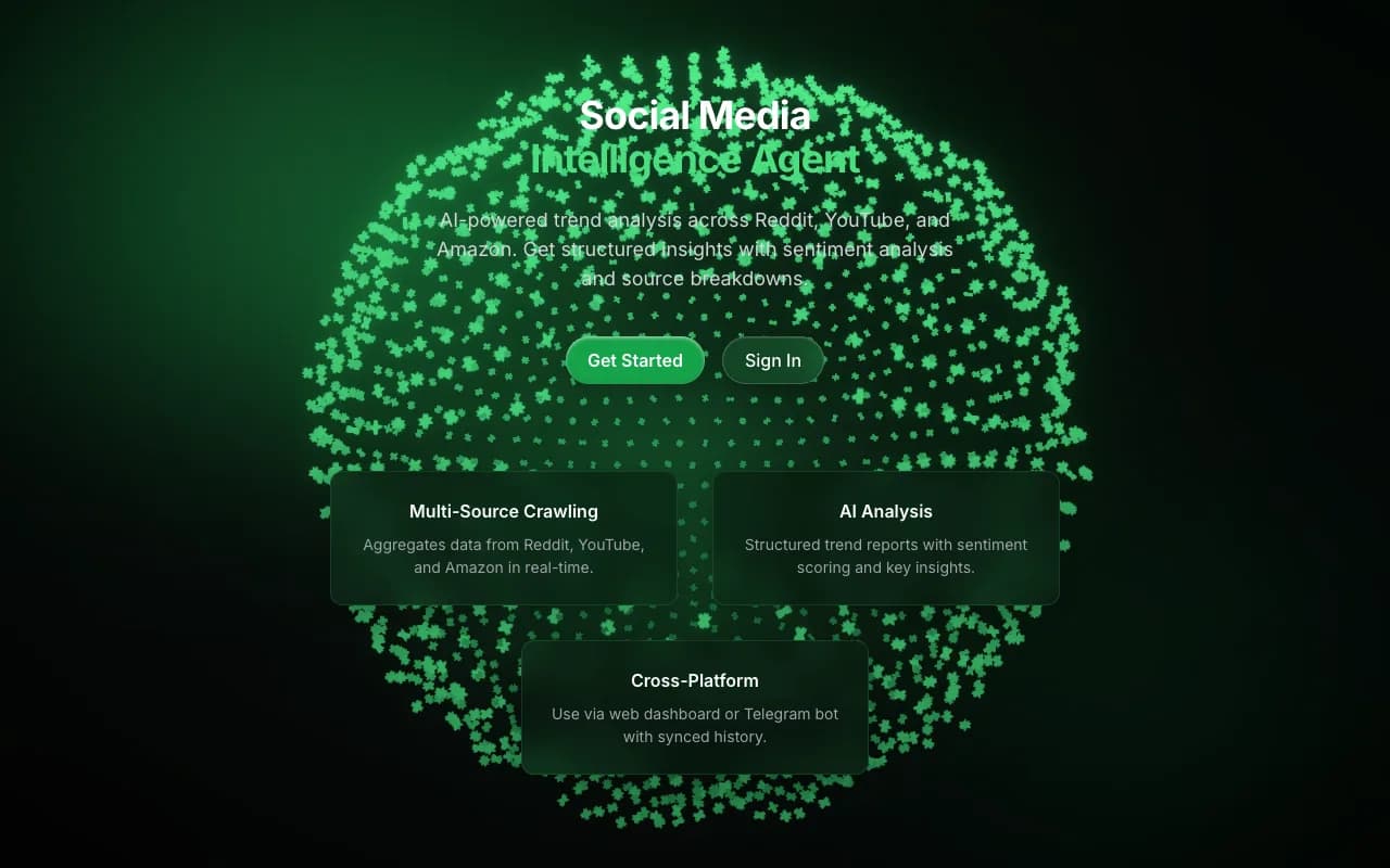 SmIA - Social Media Intelligence Agent